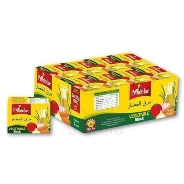 PROMOLAC VEGETABLE STOCK CUBES 20gX24