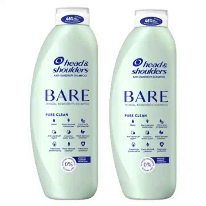 Head & Shoulders Shampoo Bare Clean 400 ml x 2