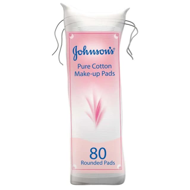 Johnson & Johnson Cotton Makeup Pads 80's (2+1 Free)