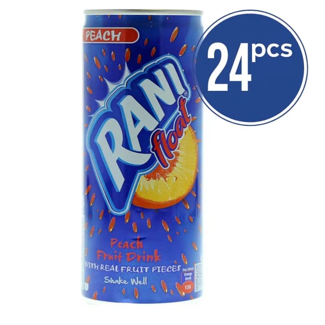 Saba Peach Float Juice Drink 240mlx24 Pieces