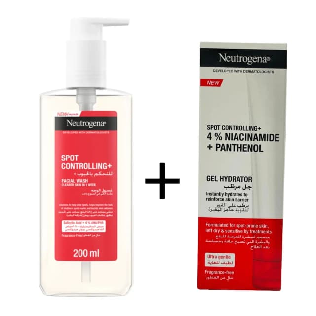 Neutrogena Facial Wash 200 ml + Gel 50 ml Special Price