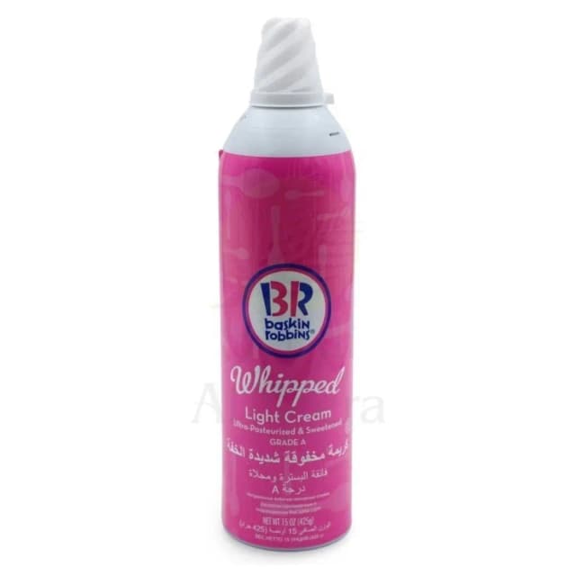 Baskin Robbins Whipped Light Cream 425G