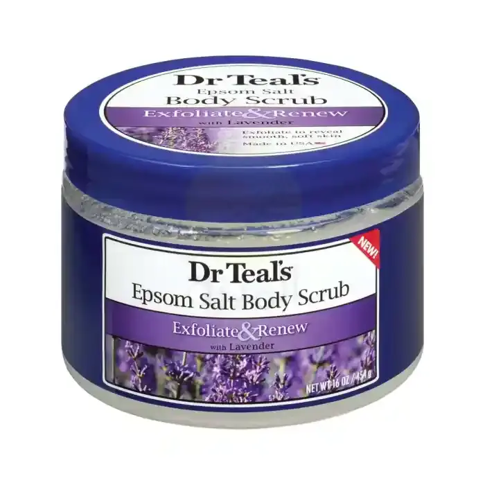Dr. Teal's Body Scrub Exfoliate & Renew with Lavender 454 g