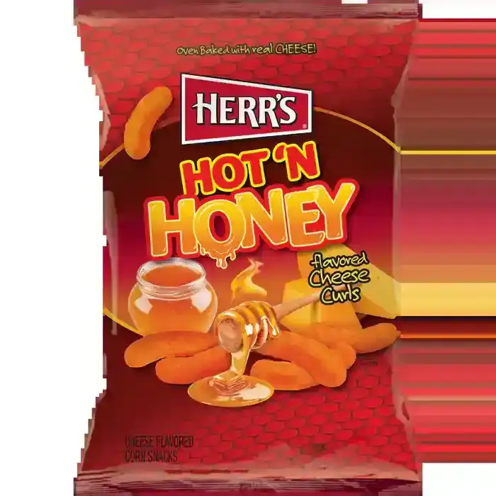 Herr's Cheese Curls Hot 'N Honey 170g