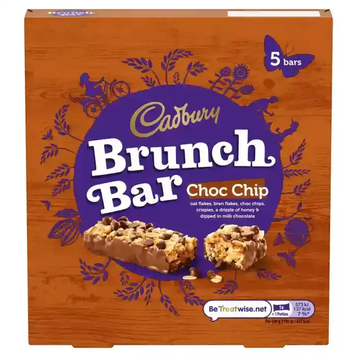 Cadbury Brunch Oats chocolate Chip 5Pack 160G