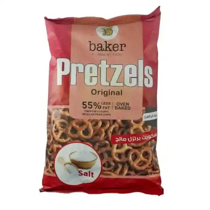 BAKER PRETZEL BISCUIT SALTED 250g