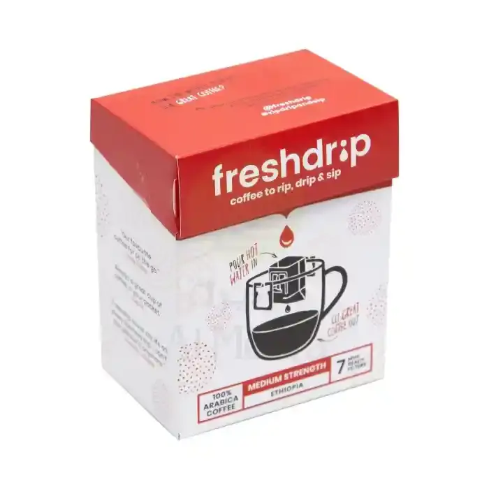 Freshdrip Brew Coffee Drip Ethiopia Medium Strength 10 g x 7