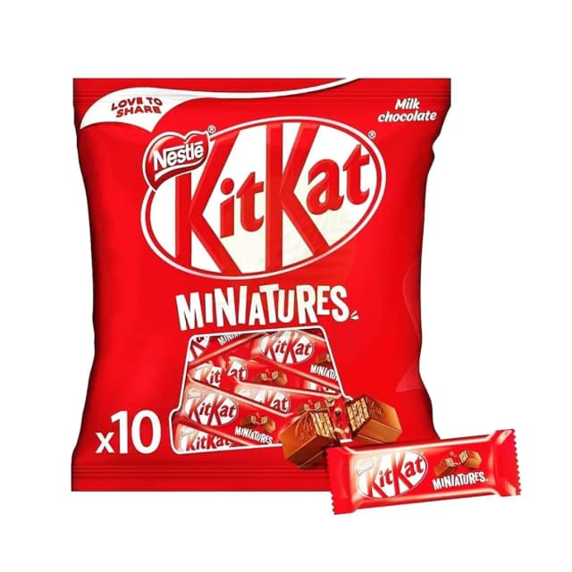 KITKAT MINIATURES CHOCOLATE 110G