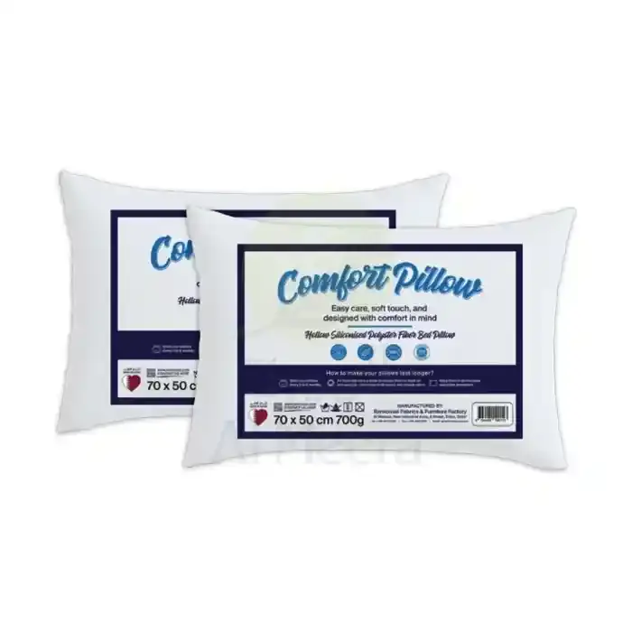 Comfort White Pillow 500Gsm X 2Pcs