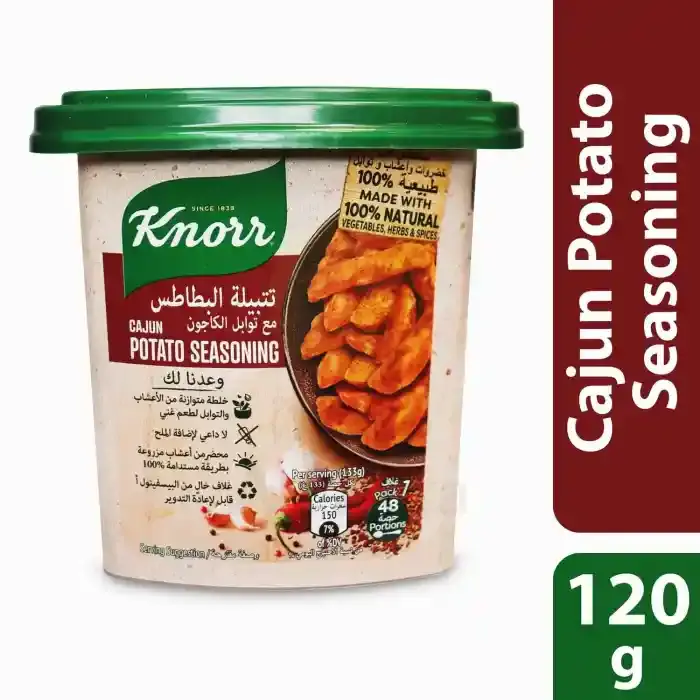 KNORR SEASONING CAJUN POTATO 120G