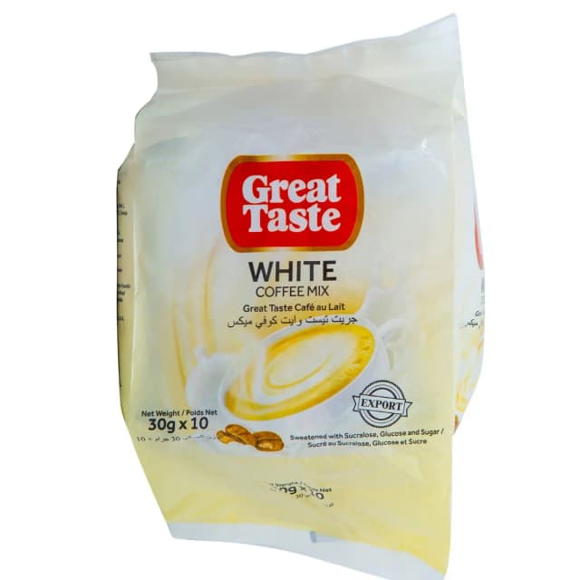 Great Taste 3-in-1 White Coffee 30g x10 Special Price
