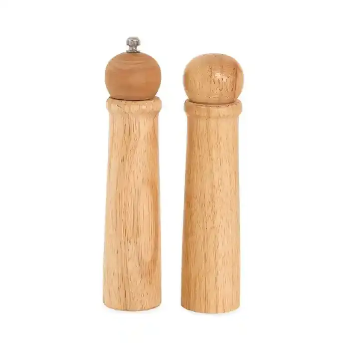 Harmony Salt Shaker & Pepper Mill Set - Brown, 2 Pieces