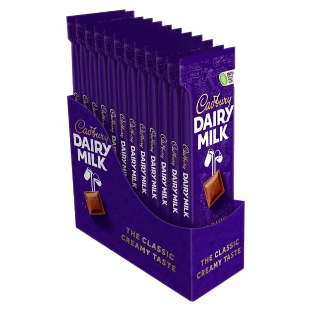 Cadbury Dairy Milk Chocolate Plain 85gx12 Pieces