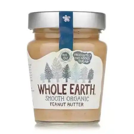 WHOLE EARTH Organic Smooth Peanut Butter 227G