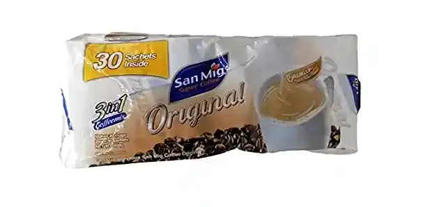 San Mig 3-in-1 Original Coffee Mix 20g x 30