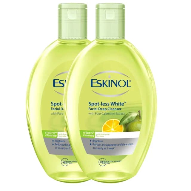 Eskinol Cleanser Spotless White Face Toner White 225mlx2 Pieces
