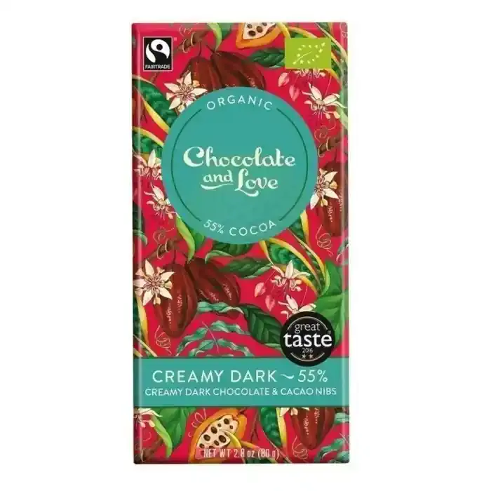 Chocolate And Love Creamy Dark 55% 80G