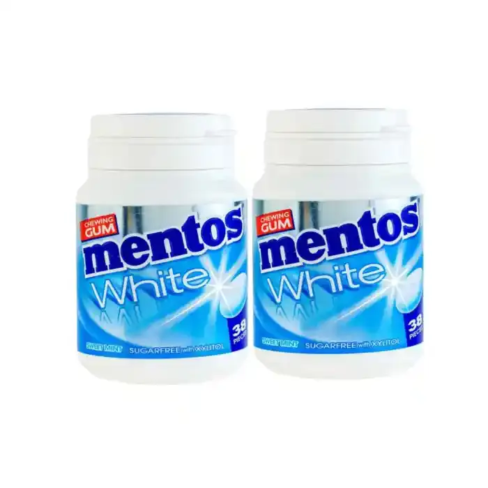 Mentos White Gum Sweet Mint 54 g x 2