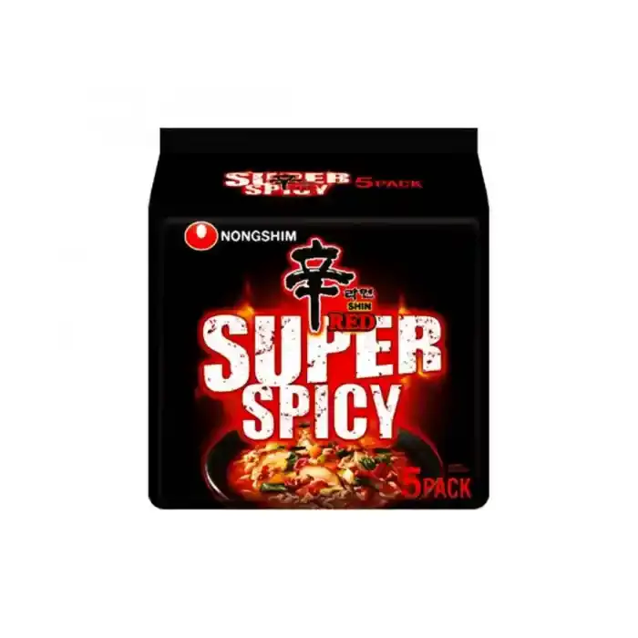 Nongshim Shin Ramen Super Spicy 120g x 5 Special Price