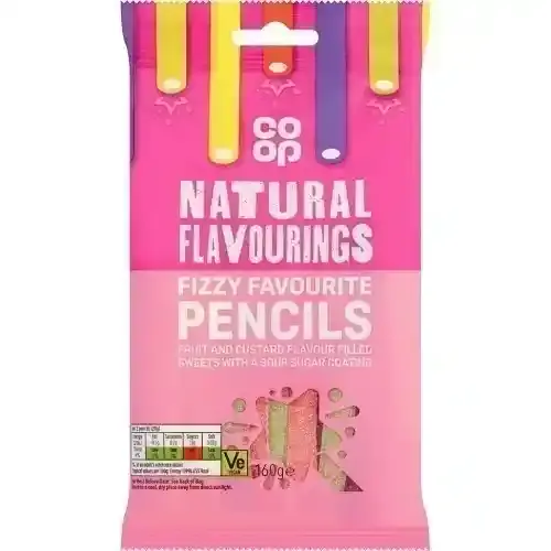 Co-Op Fizzy Pencils 160G