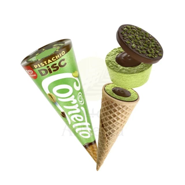Cornetto Disc Pistachio-Chocolate Ice Cream 140ml