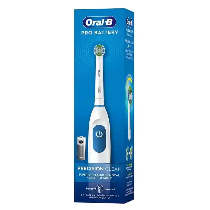 Oral-B Pro Battery Precision Clean Electric Toothbrush, 1 Pack