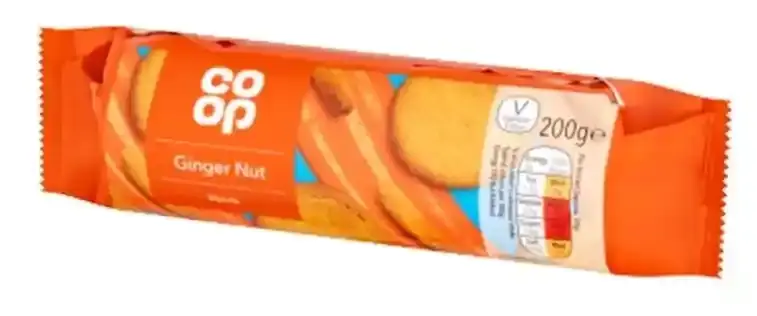 Co-Op Ginger Nuts Biscuit 200G