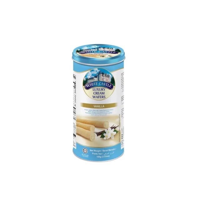 White Castle Luxury Cream Wafer Vanilla 100g