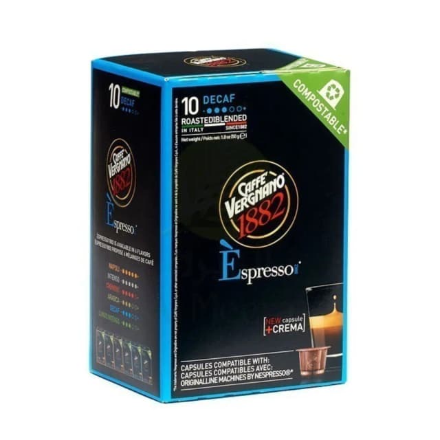 CAFFE VERGNANO ESPRESSO DECAF CAPS 55G