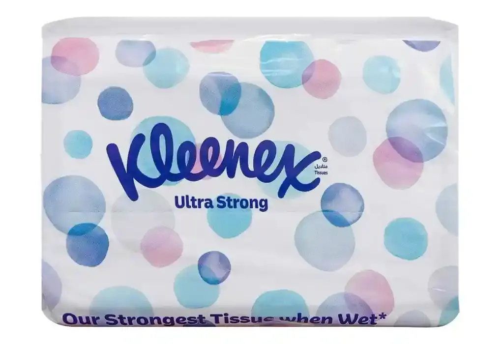 Kleenex Facial Tissue 2-Ply Ultra Strong 114 Sheets