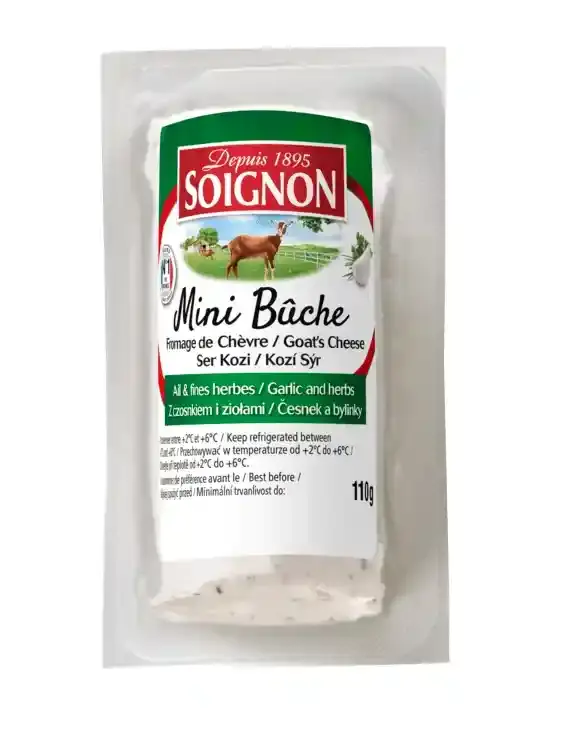 Soignon Goat Mini Buche Unripened Cheese 110g