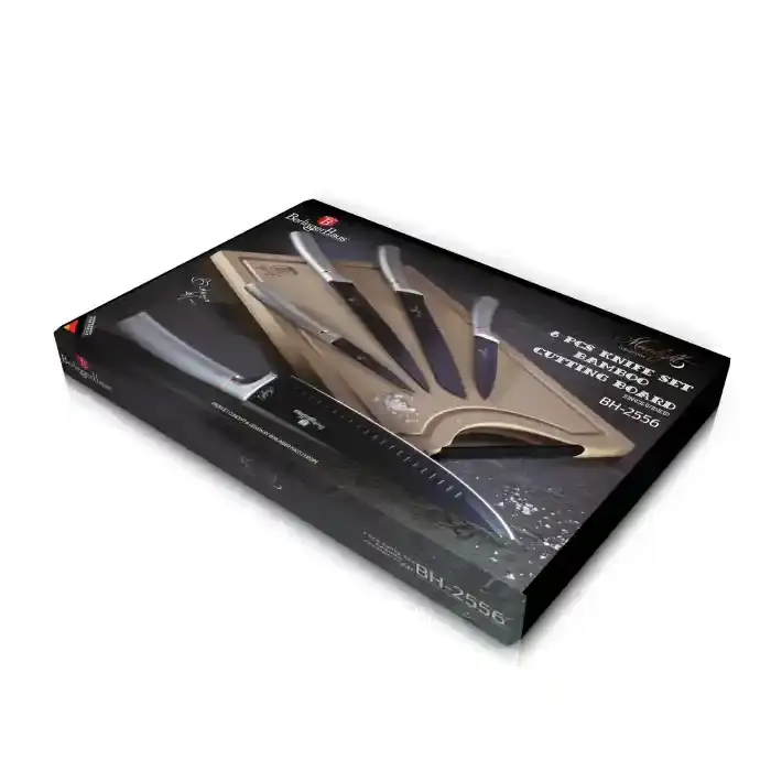 Berlinger Haus Knife with Bamboo Cutting Board Set BH/2556, 6 Pieces
