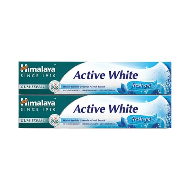 Himalaya All White Fresh Toothpaste 100mlx2 Pieces Special Price