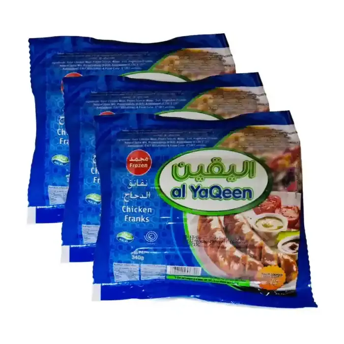 Al Yaqeen Chicken Franks 340gx3 Pieces
