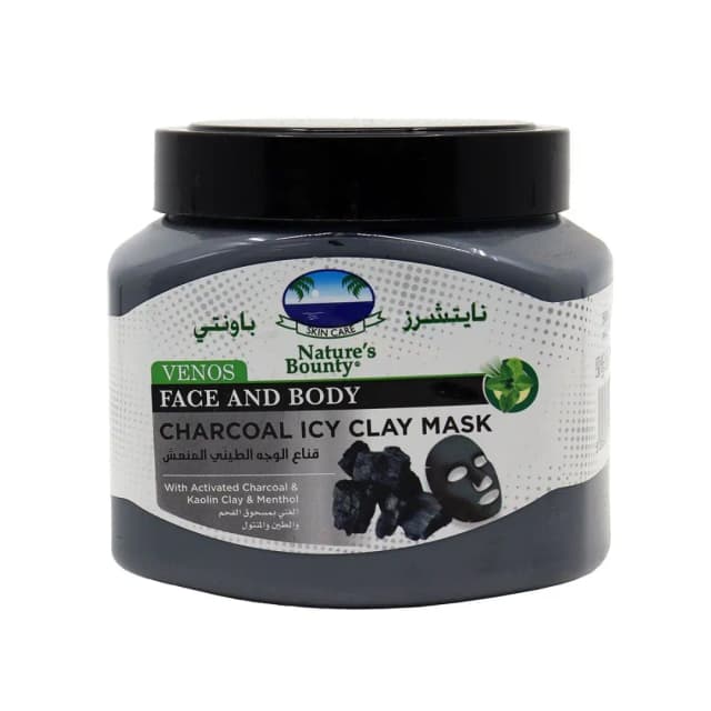 Nature's Bounty Face Mask Charcoal Icy Clay 600ml