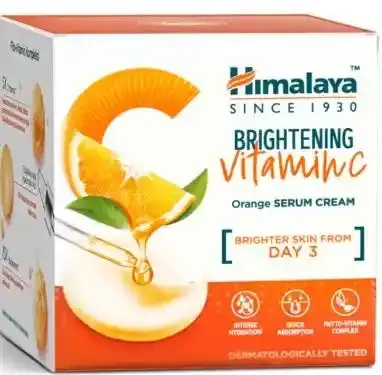 Himalaya Face Serum Cream Bright Vitamin C Orange 50 g