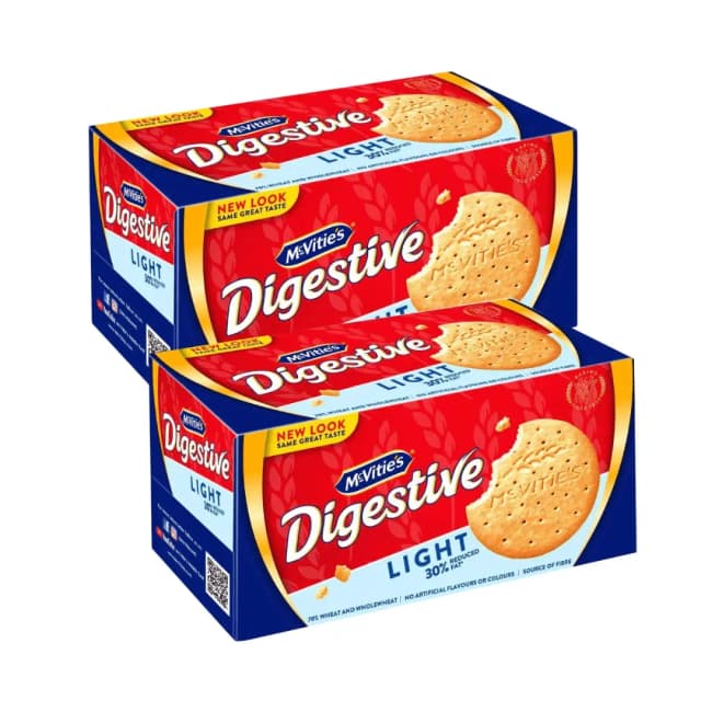 McVitie's Digestive Light Biscuit 250g x 2