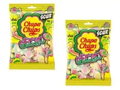Chupa Chups Sour Gecko Jellies 160 g x 2 Special Price