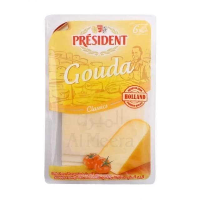 PRESIDENT GOUDA CHEESE SLC150G