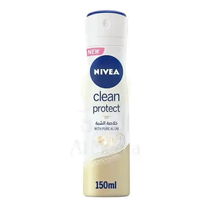 Nivea Clean Protect with Pure Alum Antiperspirant for WoMen Spray 150ml