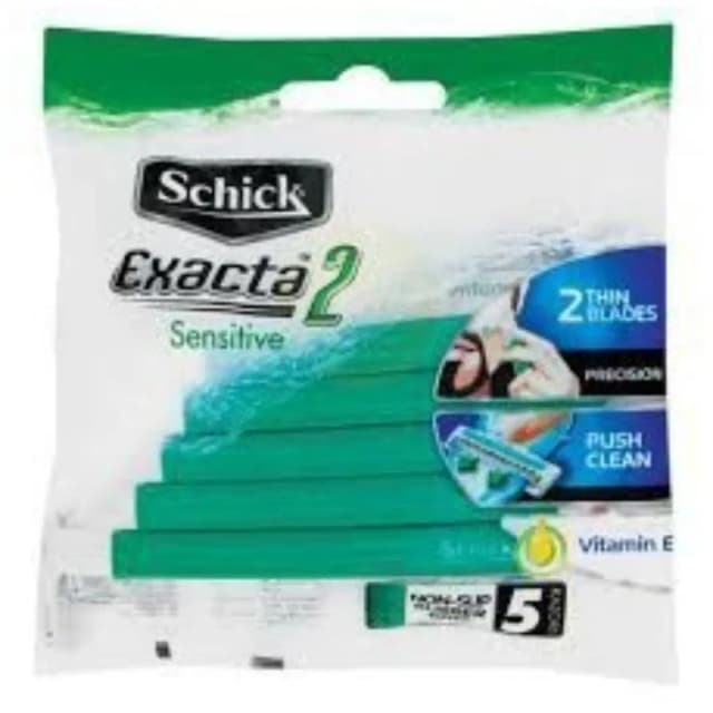 Schick Exacta 2 Sensitive Razors 5 Pcs