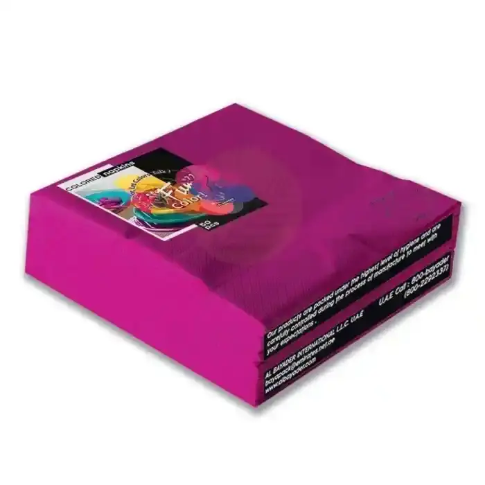 Fun Colored Napkin 2-Ply 40 X 40Cm Plum 50 Pieces