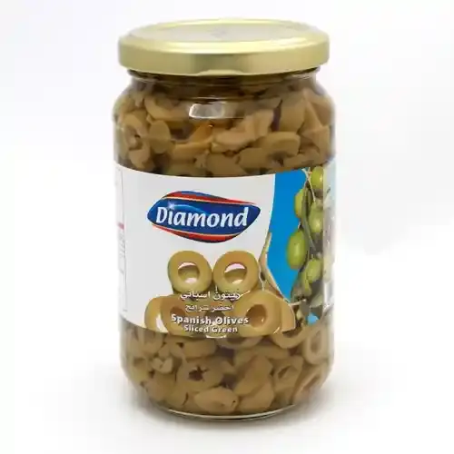 Diamond Spanish Green Olives Sliced 340g