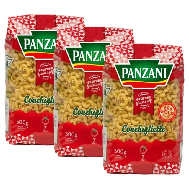 Panzani Pasta Conchiglie 500Gx3 @SP