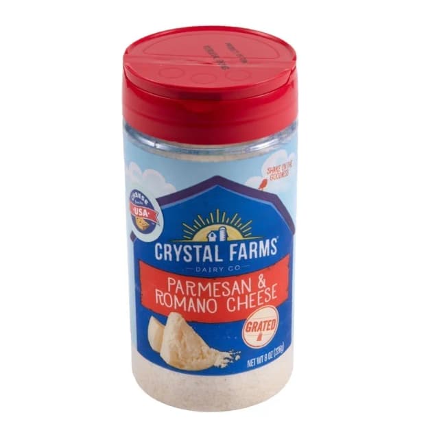 Crystal Farms Cheese Parmesan Grated 226 g