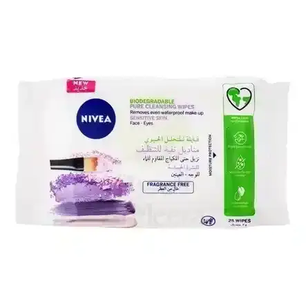 Nivea Face Sensitive Wipes 25S