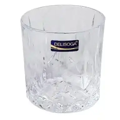 Delisoga Water Glass Tumbler Set 6Pcs