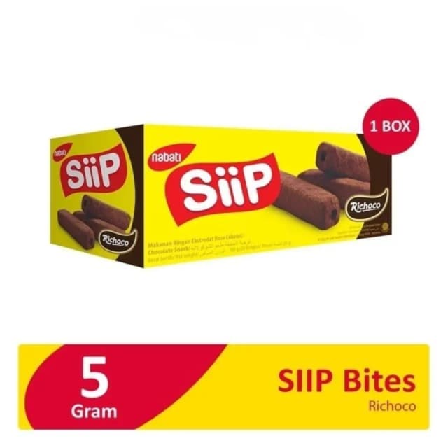 Nabati Siip Bites Chocolate Snack 19g x 60 pcs