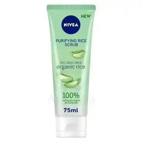 Nivea Face Purifying Rice Scrub Combination Skin Organic Rice & Bio Aloe Vera 75ml
