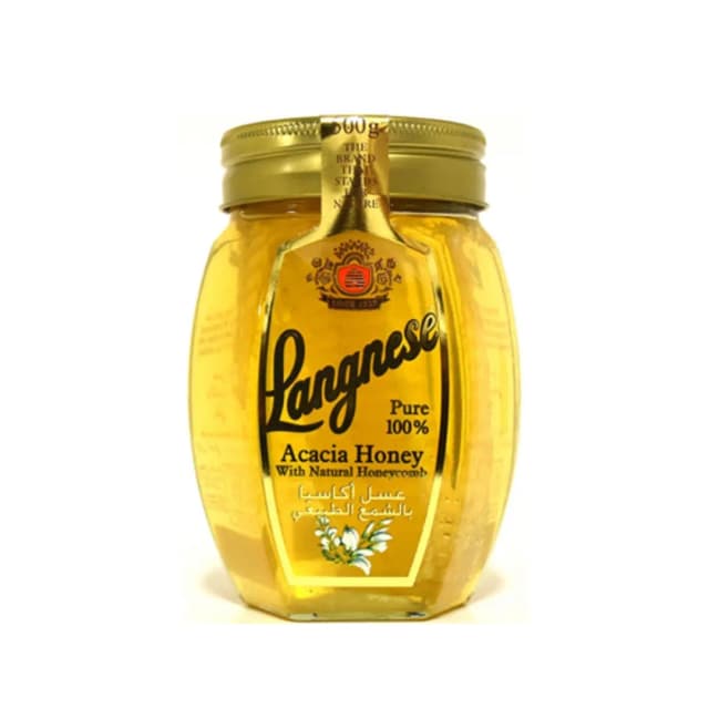 Langnese Acacia Natural Comb Honey 500g